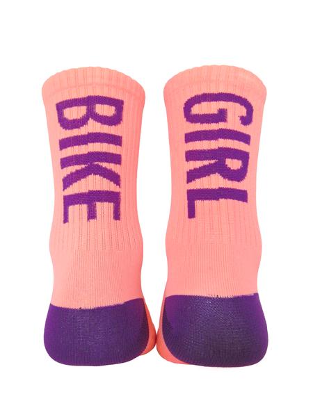 WARRIOR BIKE GIRL Women’s Compression Cycling Socks
