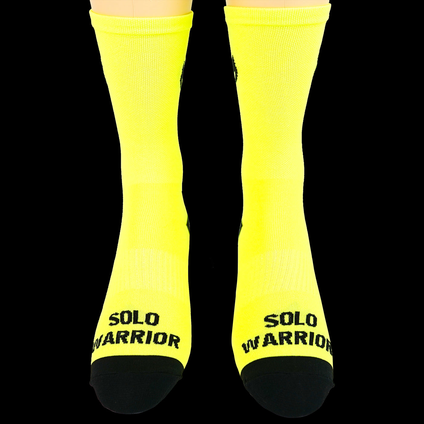 The New 2.0 6” Men’s and Women’s, Solid Fluorescent Green, Compression, Cycling socks.
