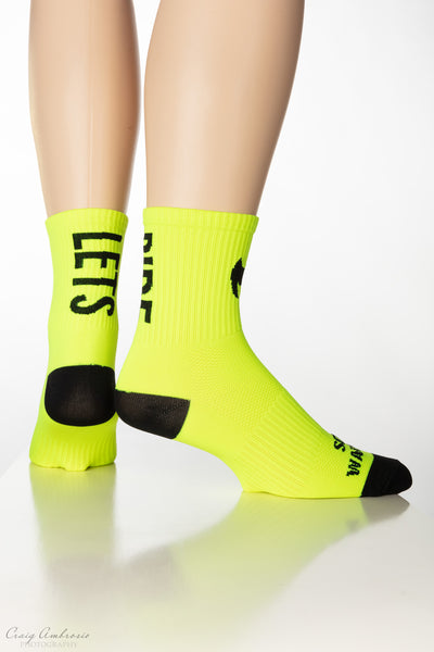 WARRIOR LET'S RIDE Men’s and Women’s Compression Cycling Socks