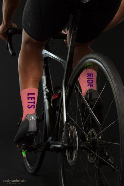 WARRIOR LET'S RIDE Men’s and Women’s Compression Cycling Socks